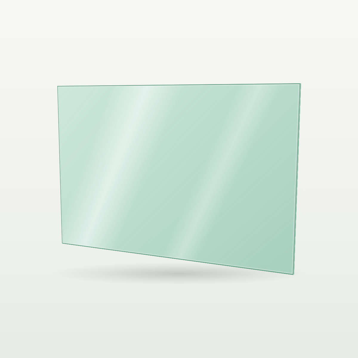 Laminerat glas 1 Laminerat glas – måttanpassat, 3D-vy